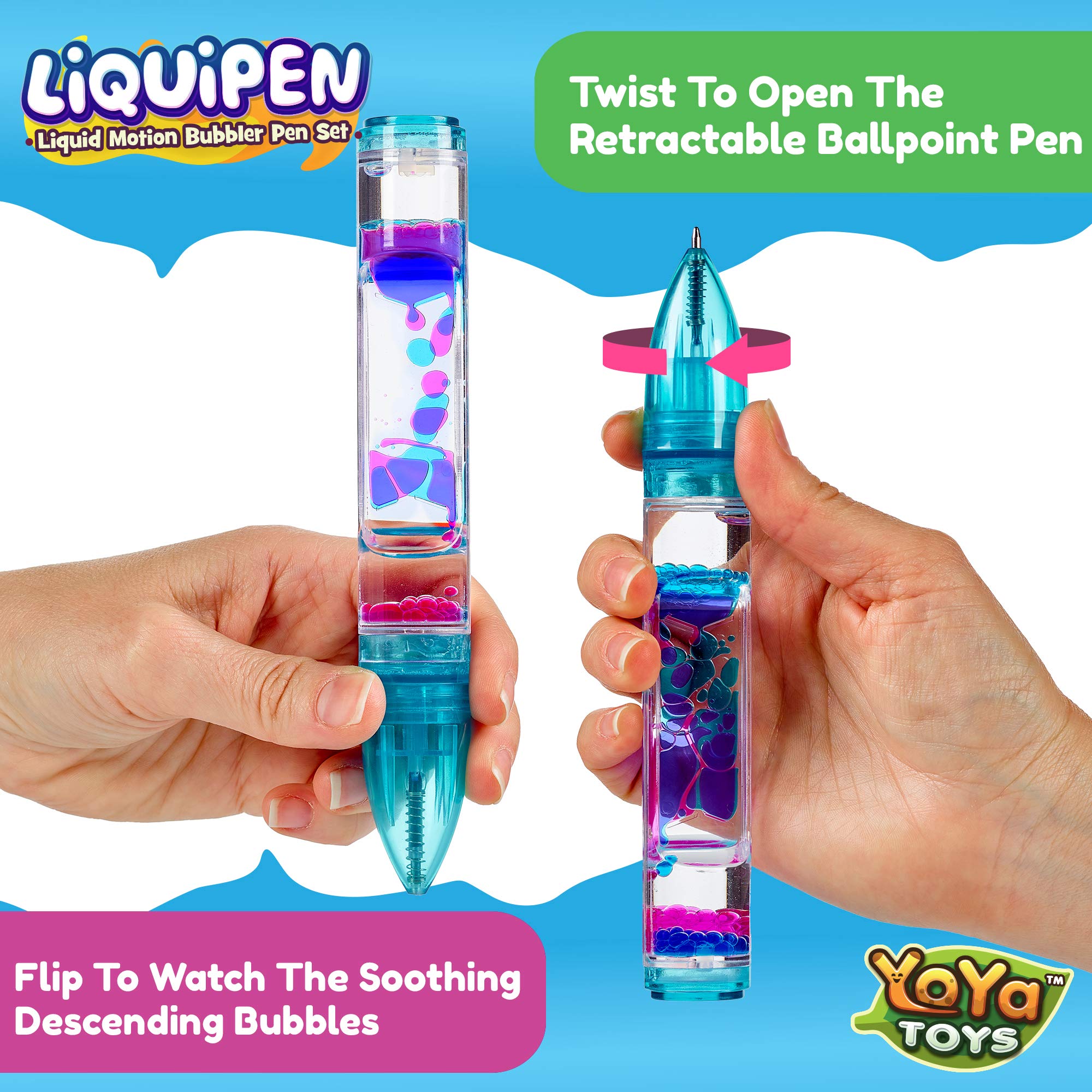 YoYa Liquipen writing action blends color and focus for everyday notes.