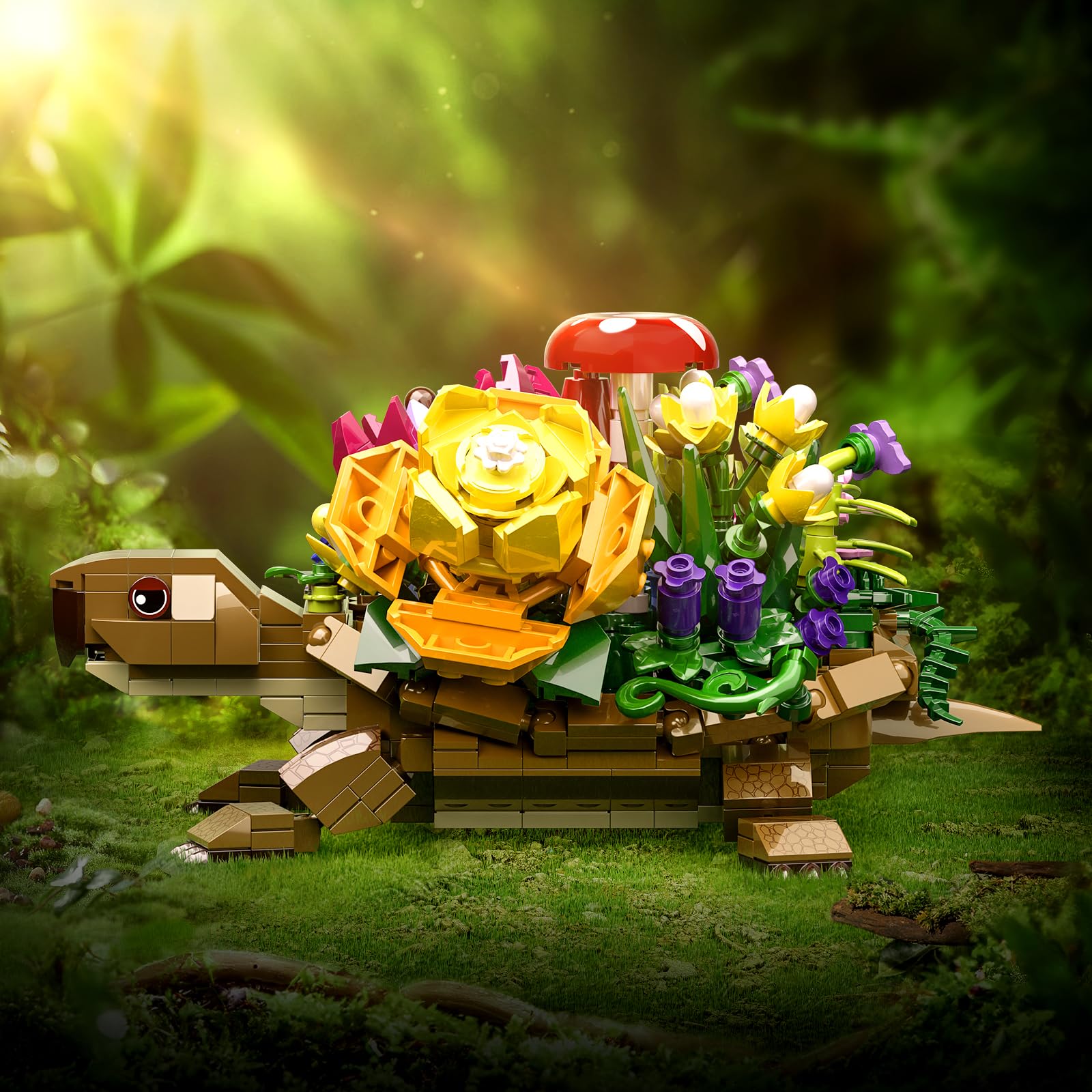 YOYBLOXY Turtle Planter Kit compact size ideal for desks and shelves