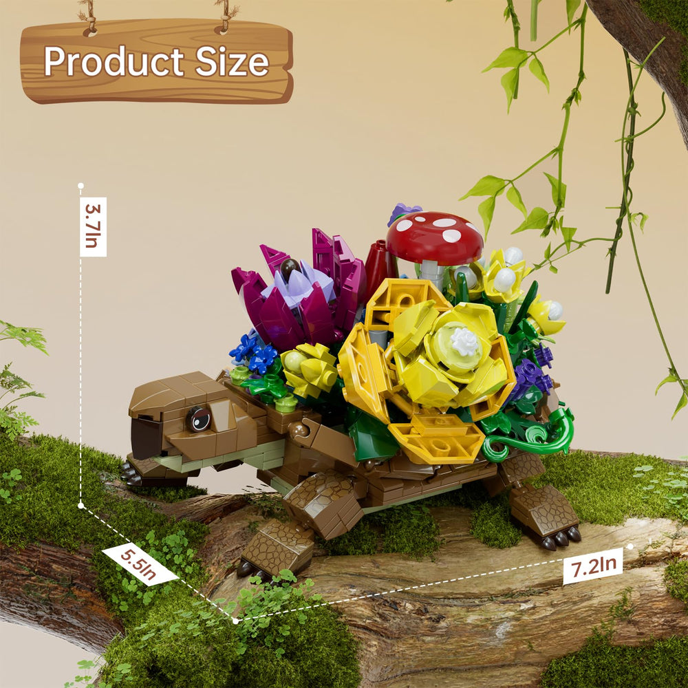 YOYBLOXY Sea Turtle Planter durable ABS plastic for lasting decor