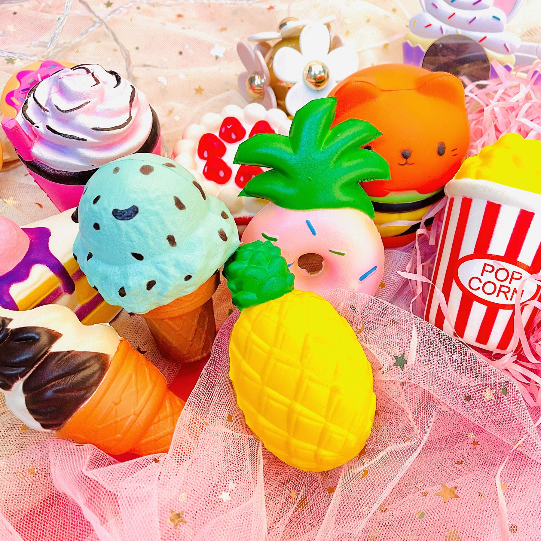 YOYI jumbo squishies popcorn image for break-time focus and fidget play.