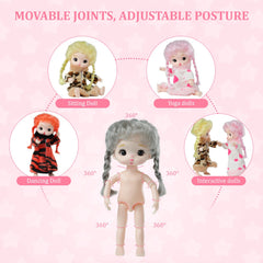 YOYOExment fully posable dolls showing movable arms, legs, and head for dynamic poses.