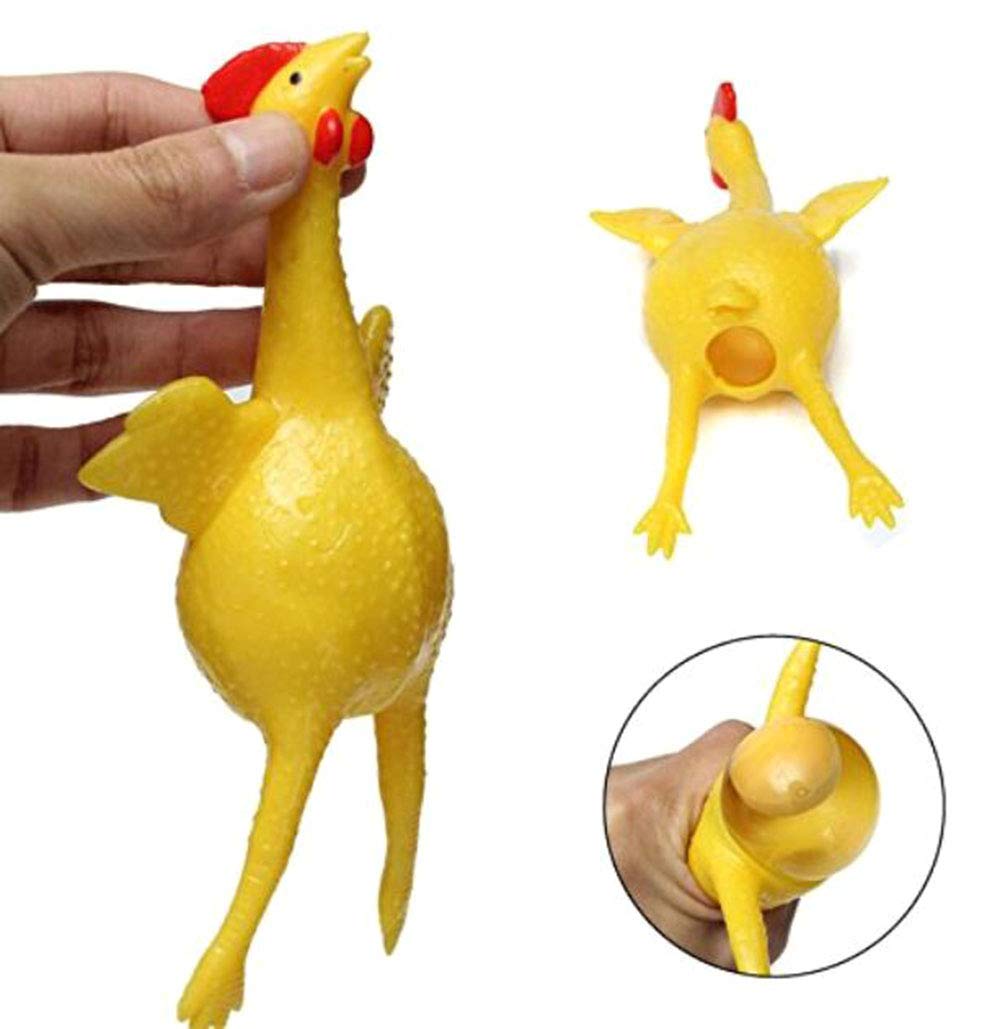 YOYOSTORE 16cm chicken squishy designed for desk or travel use.