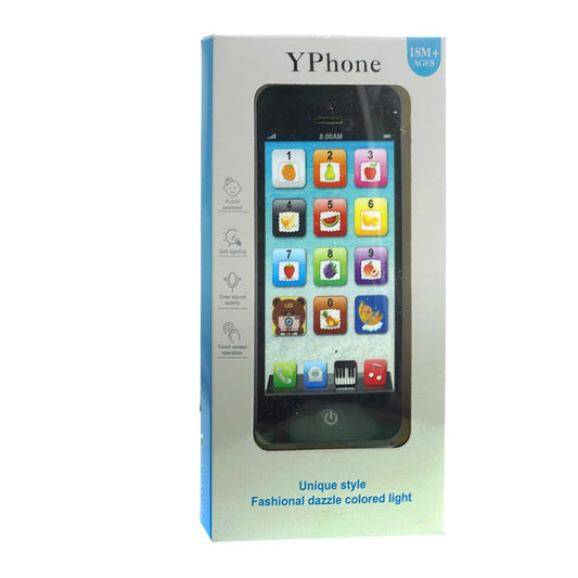 YOYOSTORE Kids Learning Phone back view shows sturdy design for long play.