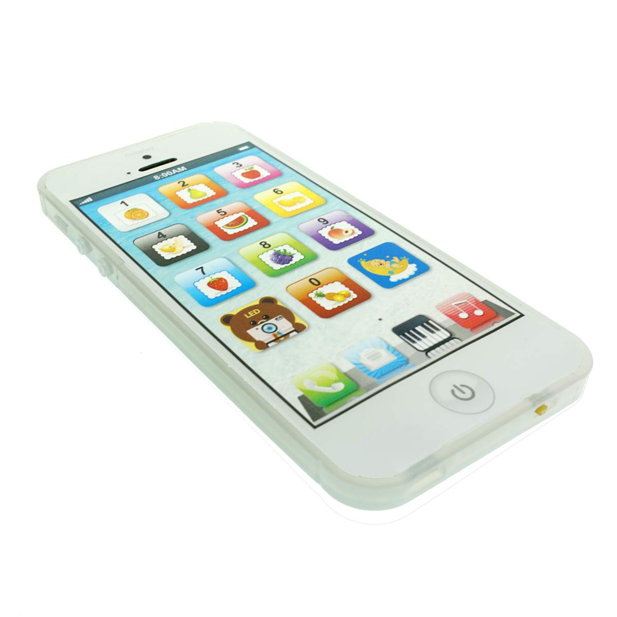 YOYOSTORE phone toy play mobile white color mode shows colors to stimulate attention.