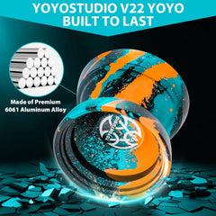 YOYOSTUDIO V22 case and glove emphasize organization and portability.