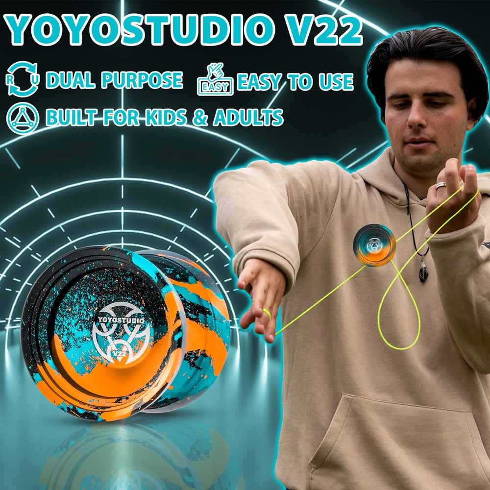 YOYOSTUDIO V22 dual-mode switch enables easy transition between responsive and unresponsive play.