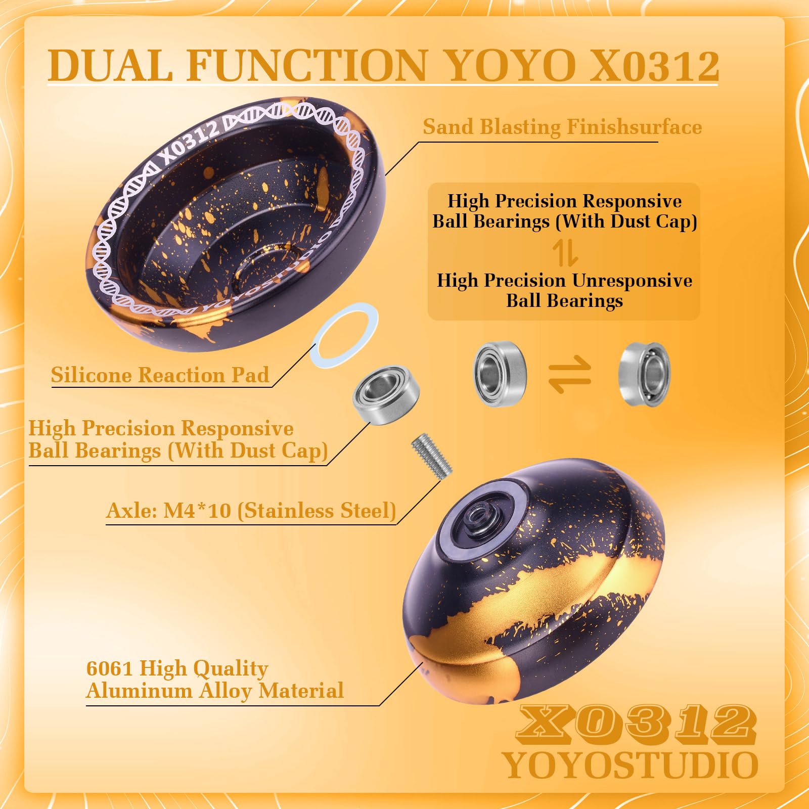 YOYOSTUDIO X0312 bearing removal tool enables quick maintenance