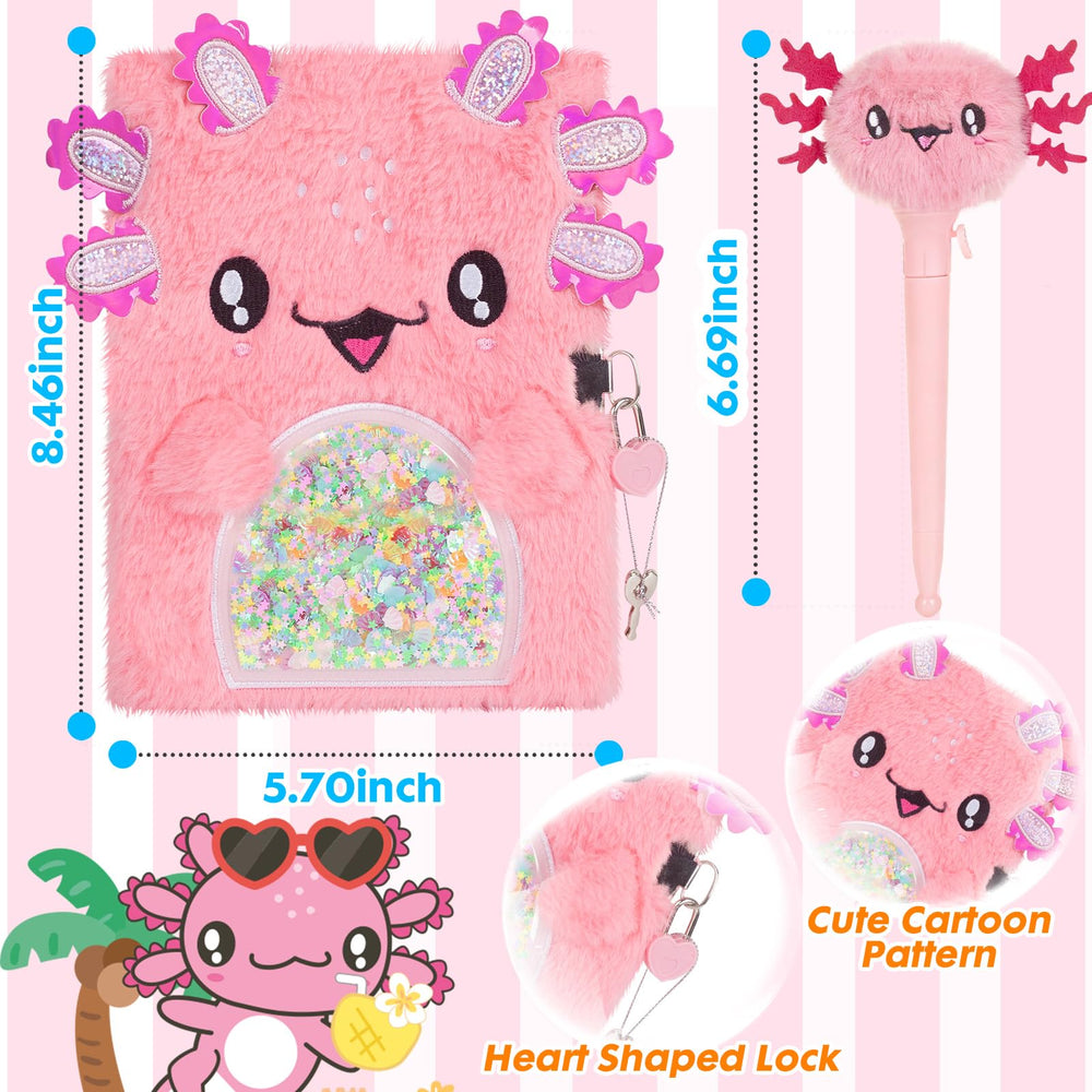 YOYTOO axolotl keychain to decorate bags and school gear