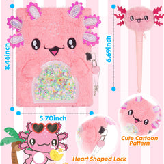 YOYTOO axolotl keychain to decorate bags and school gear