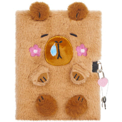 YOYTOO capybara diary cover with plush texture for cozy journaling