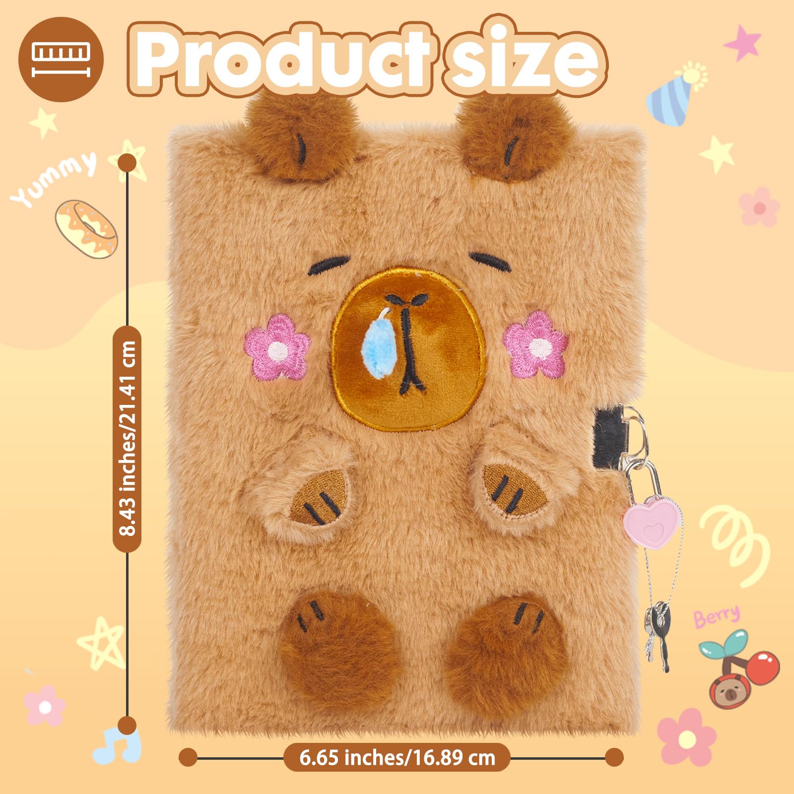 YOYTOO capybara journal ideal for school notes and crafts