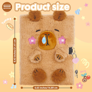 YOYTOO capybara journal ideal for school notes and crafts