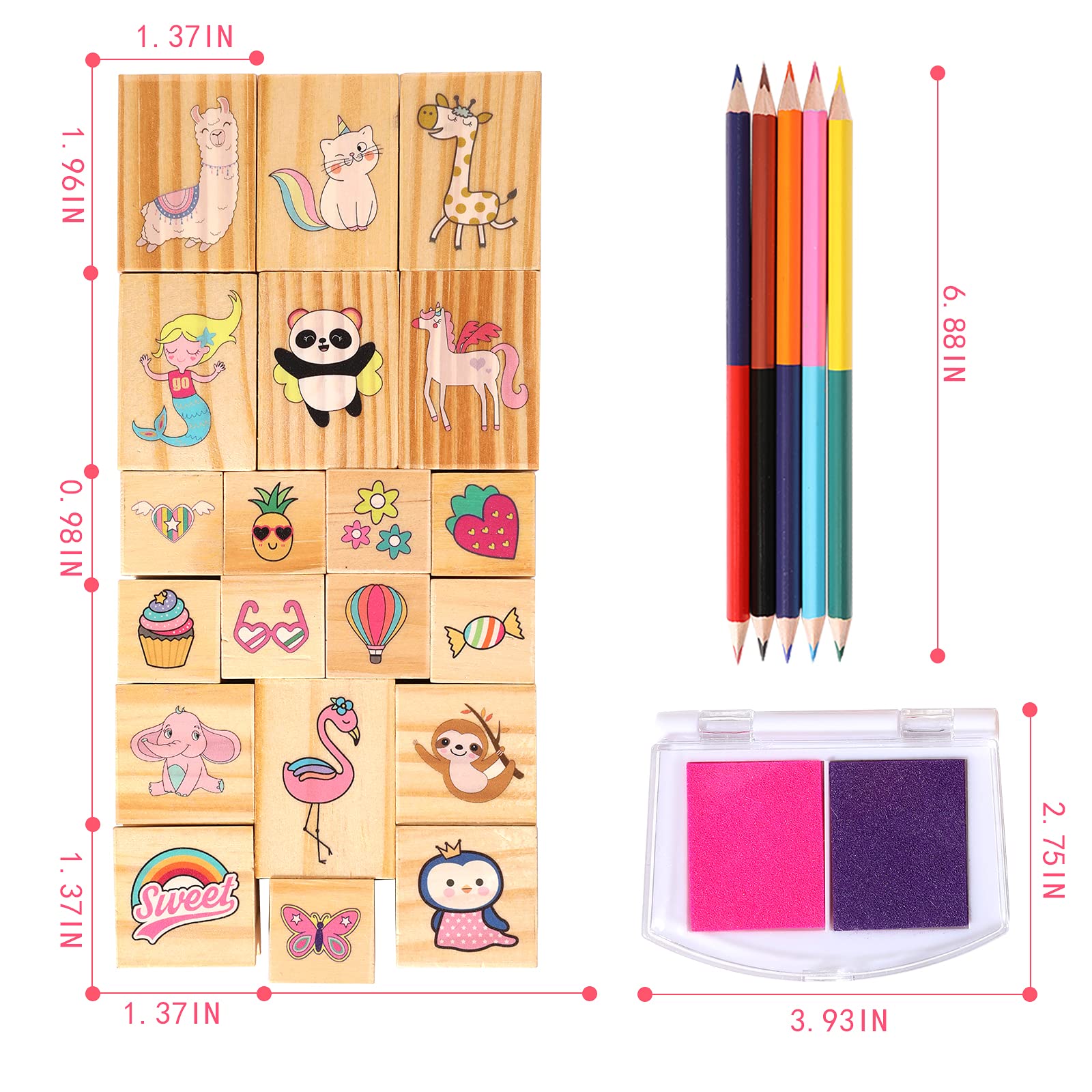 YOYTOO color pencils 5-pack for vibrant color blending.