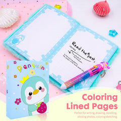 YOYTOO diary dimensions 6.65 x 8.43 x 1.18 inches for portable use