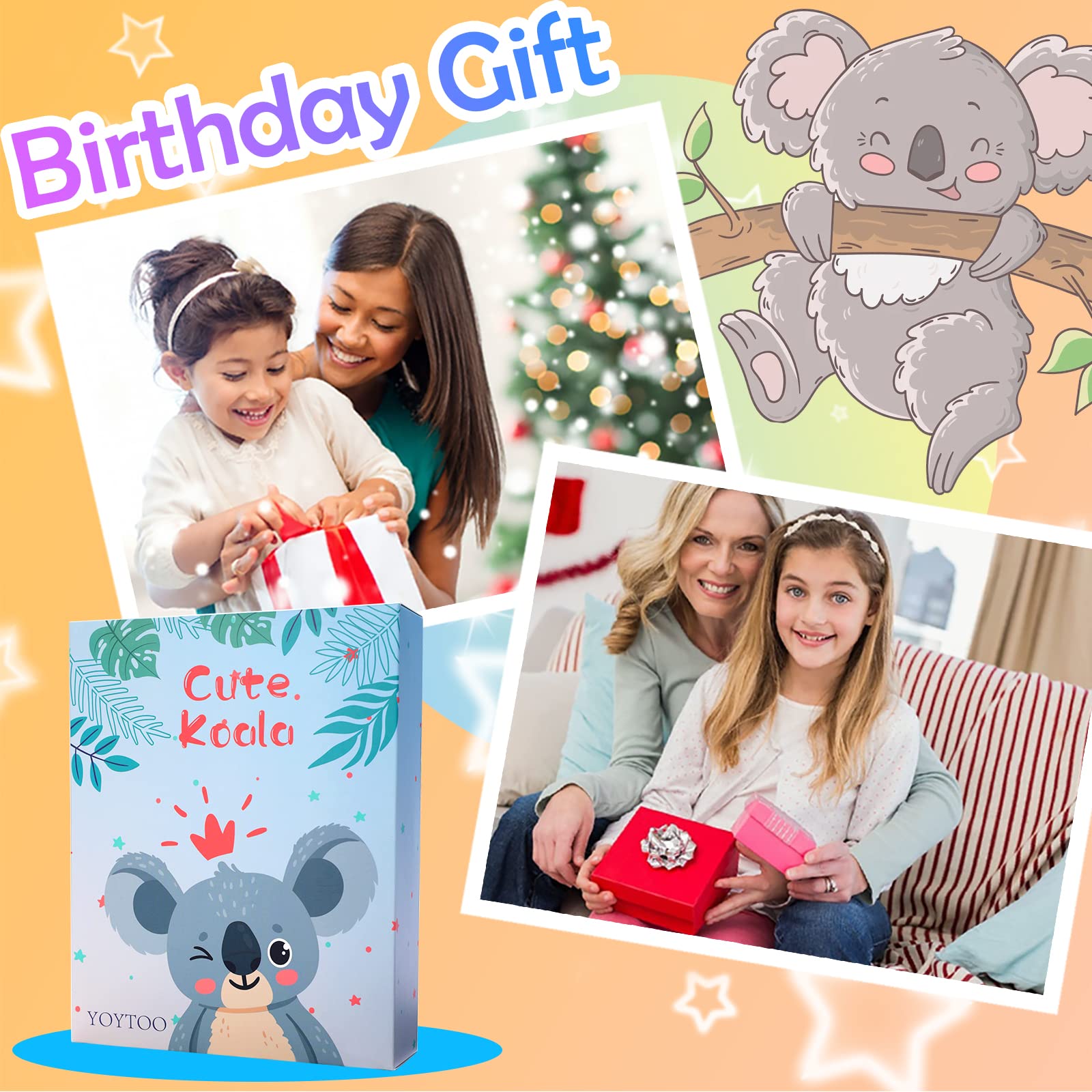 YOYTOO Koala Diary lock and keys keep secrets safe while writing.