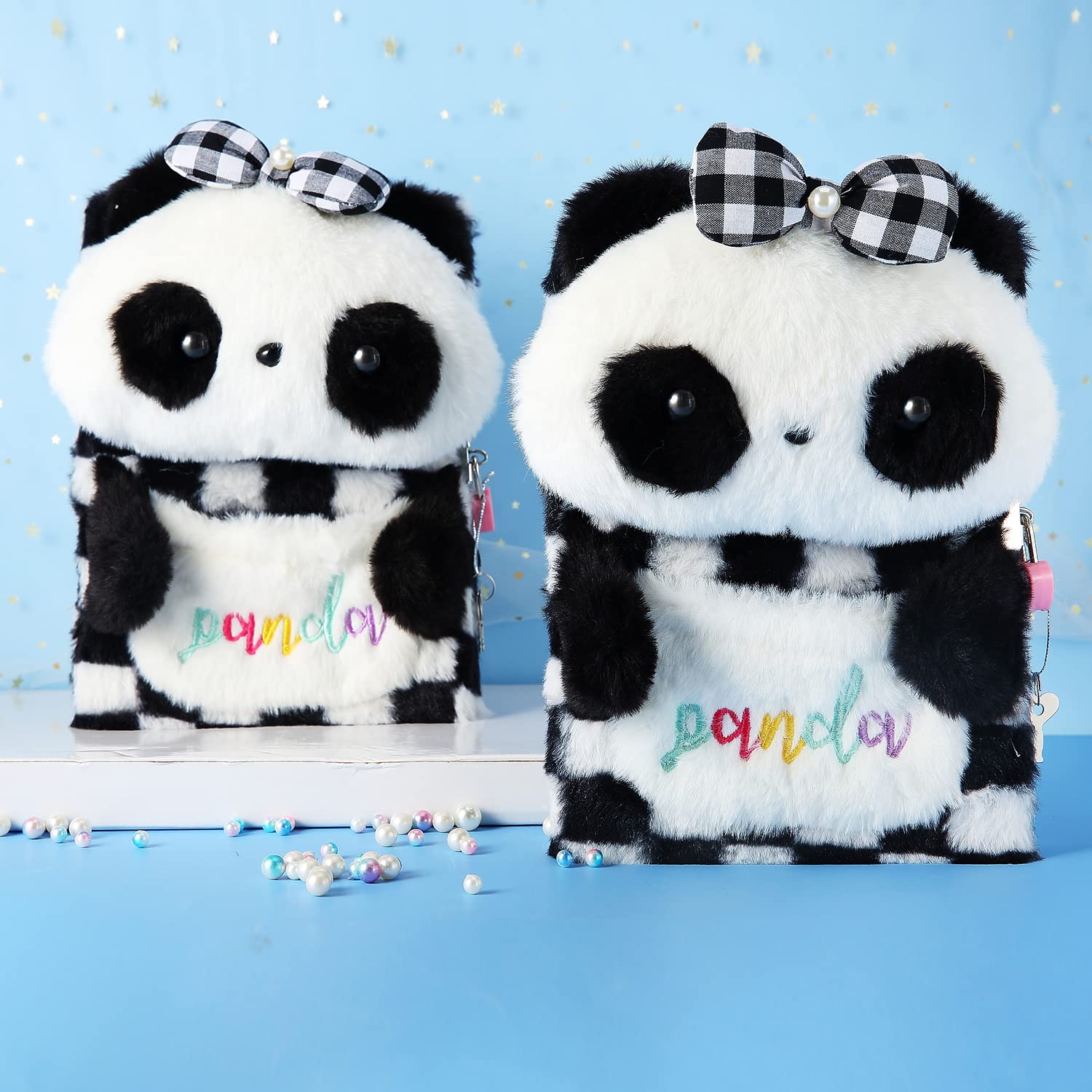 YOYTOO Panda Diary pocket storage highlights handy space for stationery