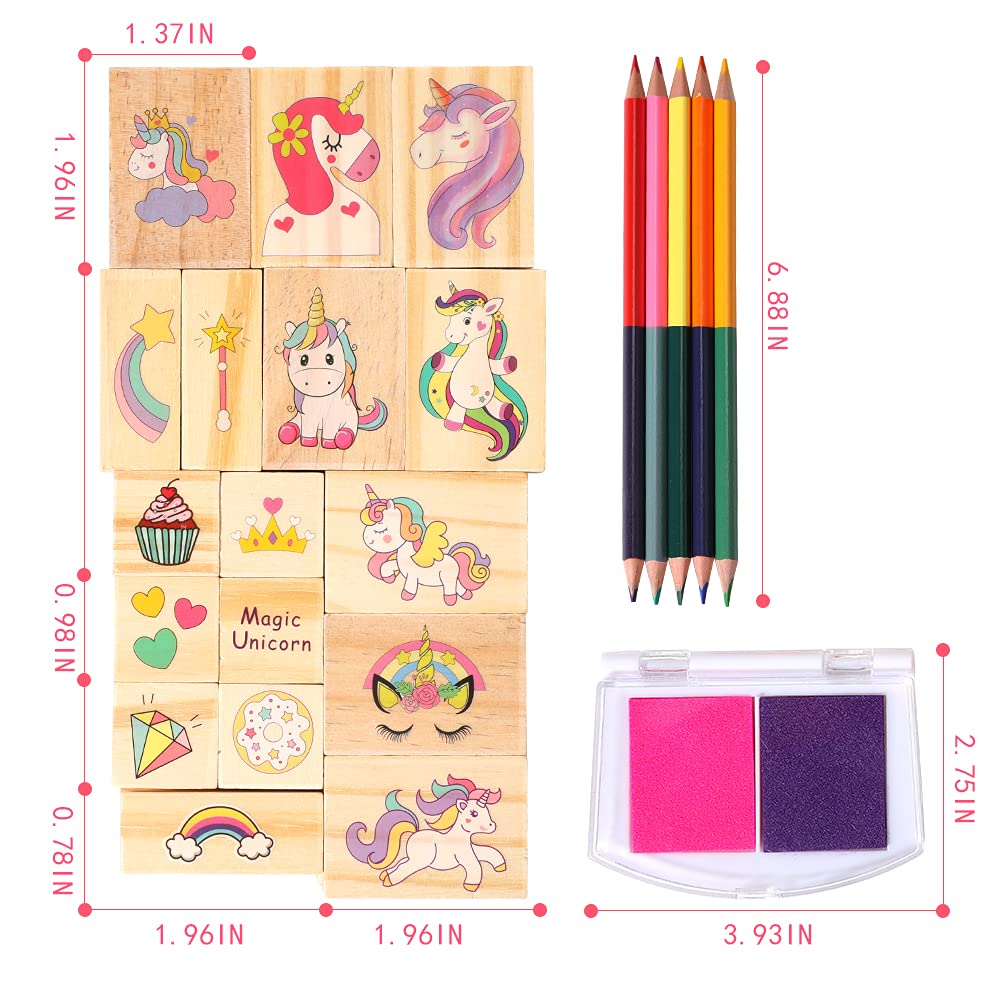 YOYTOO unicorn stamps display box makes gifting easy
