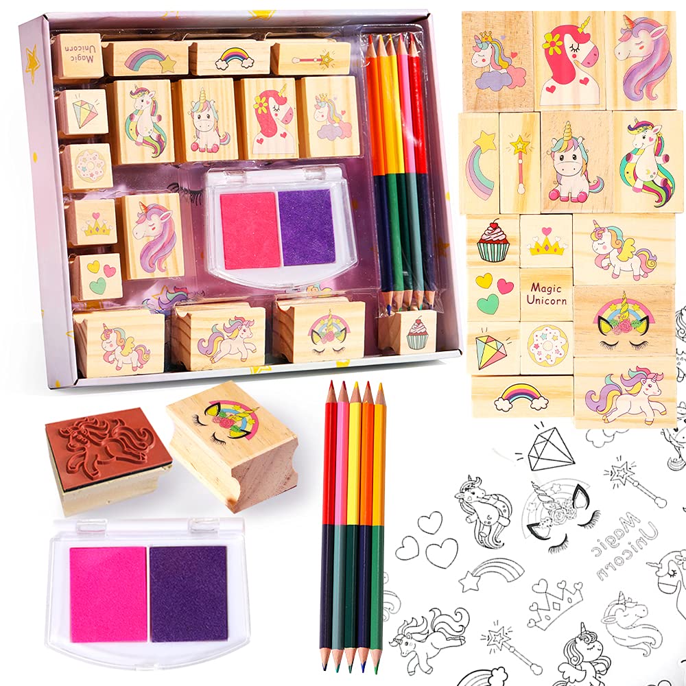 YOYTOO unicorn stamps set for creative play and storytelling