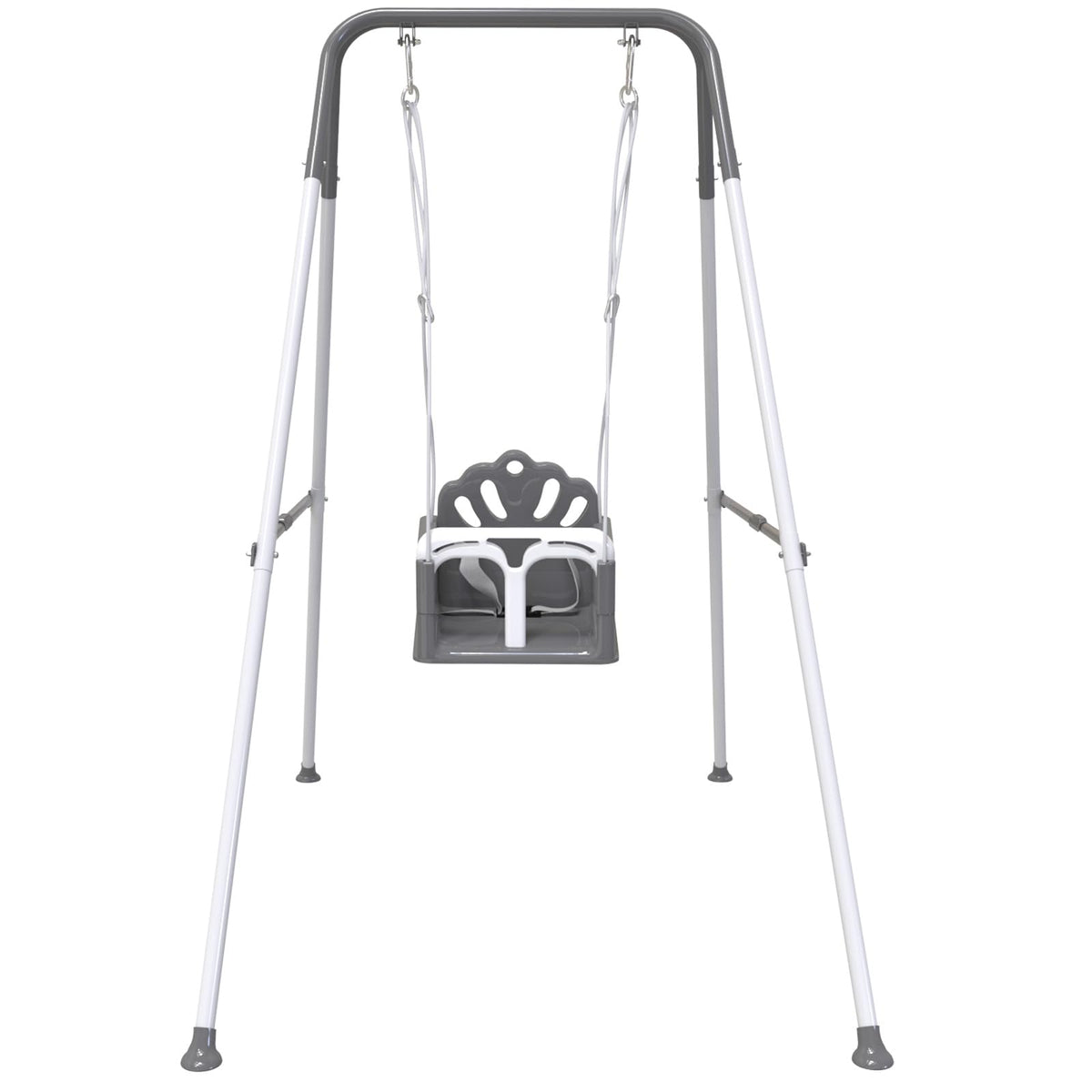 Yozoia Taleco Gear toddler swing folded frame for easy storage.