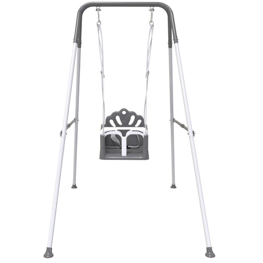 Yozoia Taleco Gear toddler swing folded frame for easy storage.