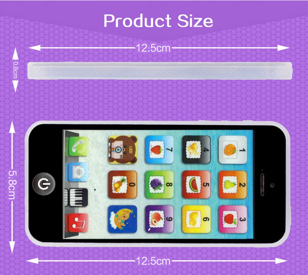 YPhone Cooplay Baby IQ Phone Toy offers interactive modes for colors, numbers, and music