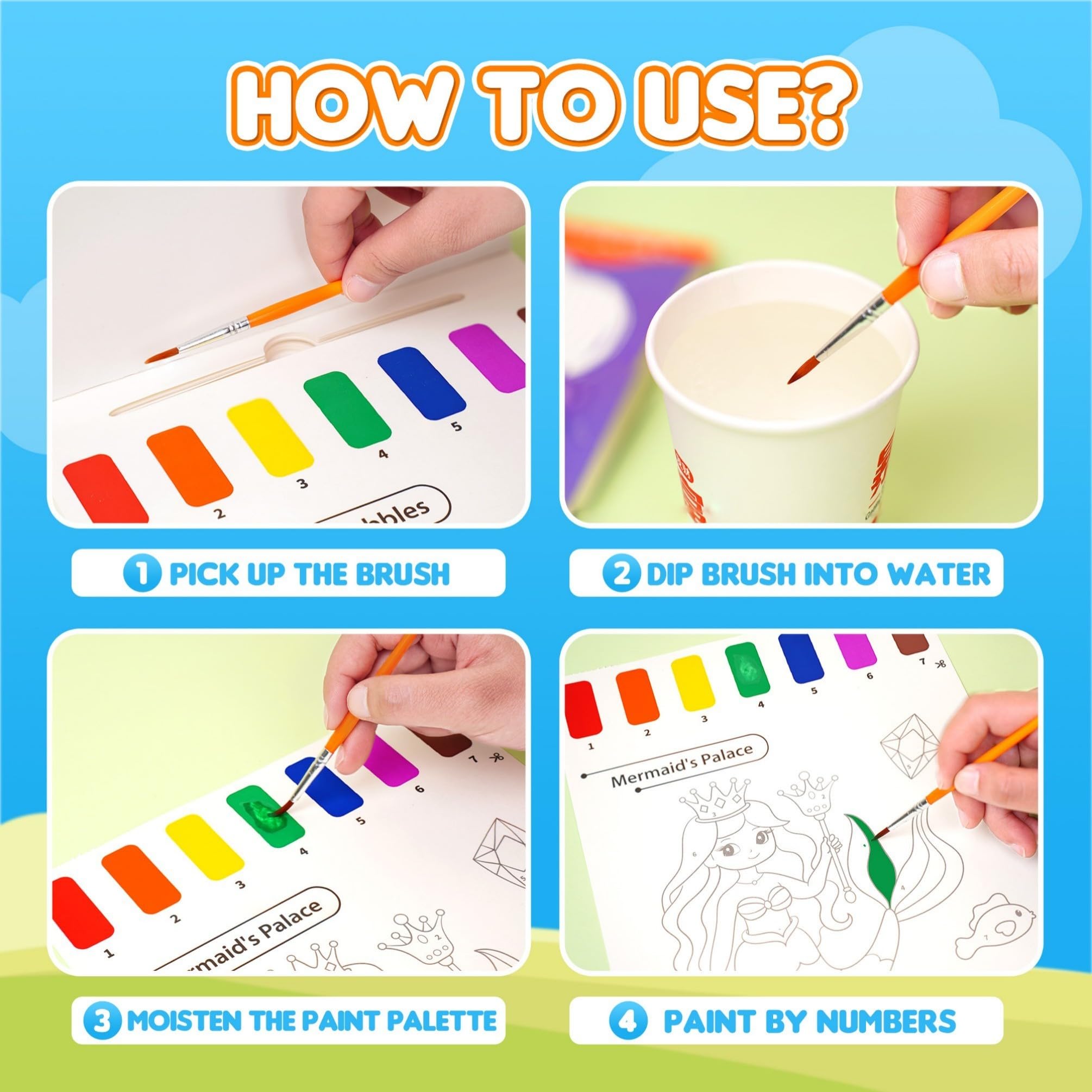 YPLUS brush pen gliding smoothly aids small hands