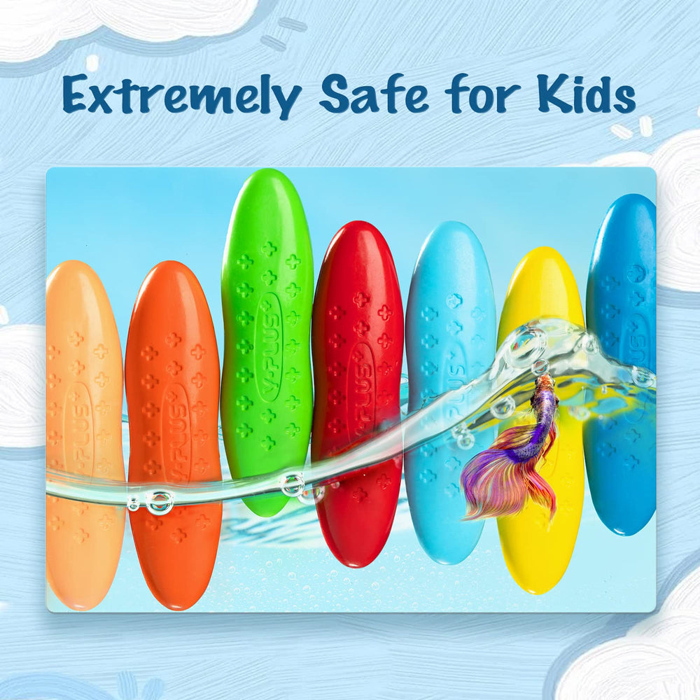 YPLUS durable crayons resist breaking even after drops during art time.