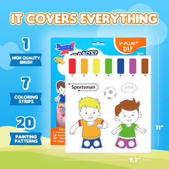 YPLUS Paint with Water dinosaur theme page inspires imagination during painting