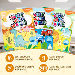 YPLUS Paint with Water Book forest scene pages encourage calm, creative play.