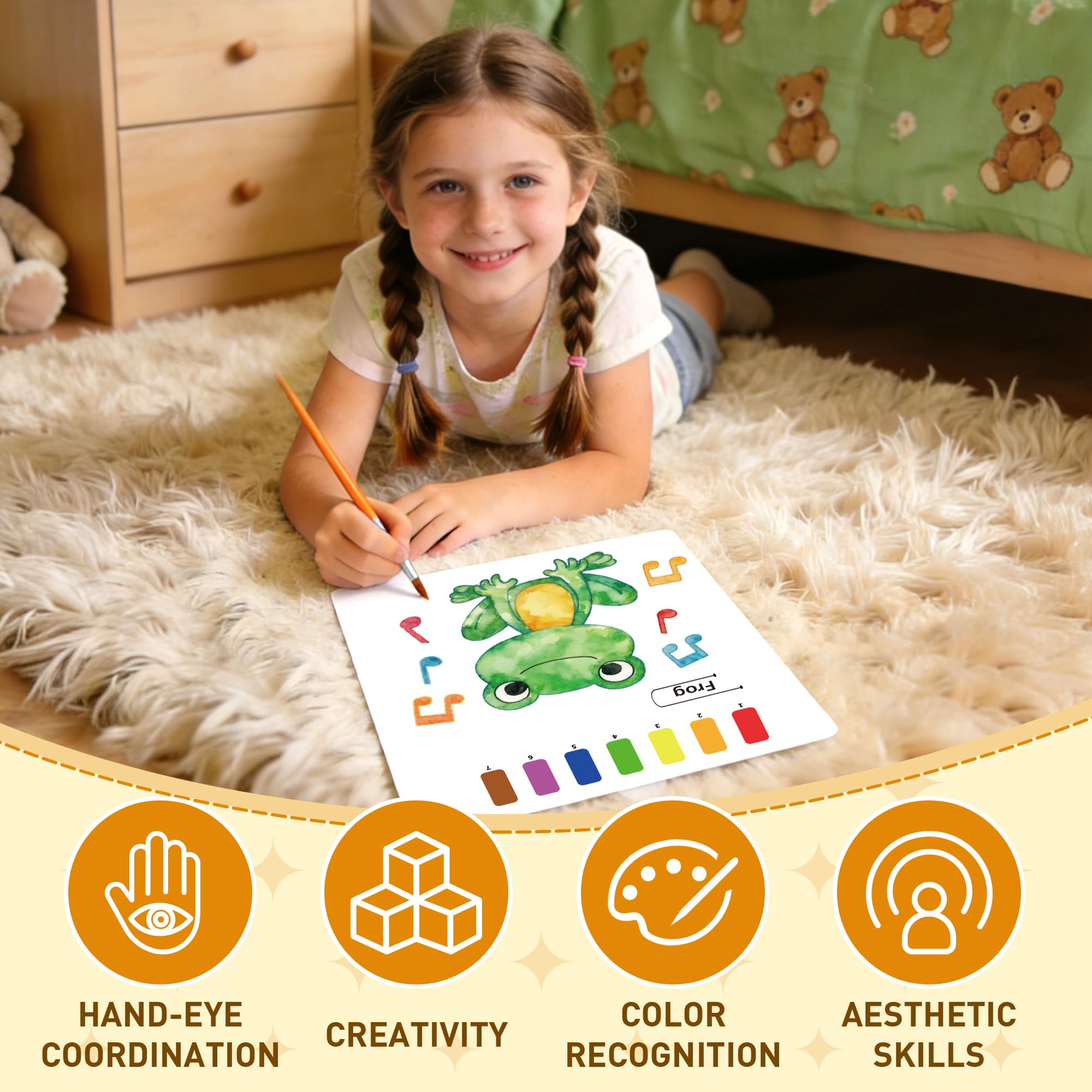 YPLUS Paint with Water Book portable design supports travel art on the go.