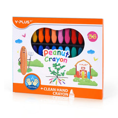 YPLUS Peanut Crayons 36-color pack supports playful learning for toddlers
