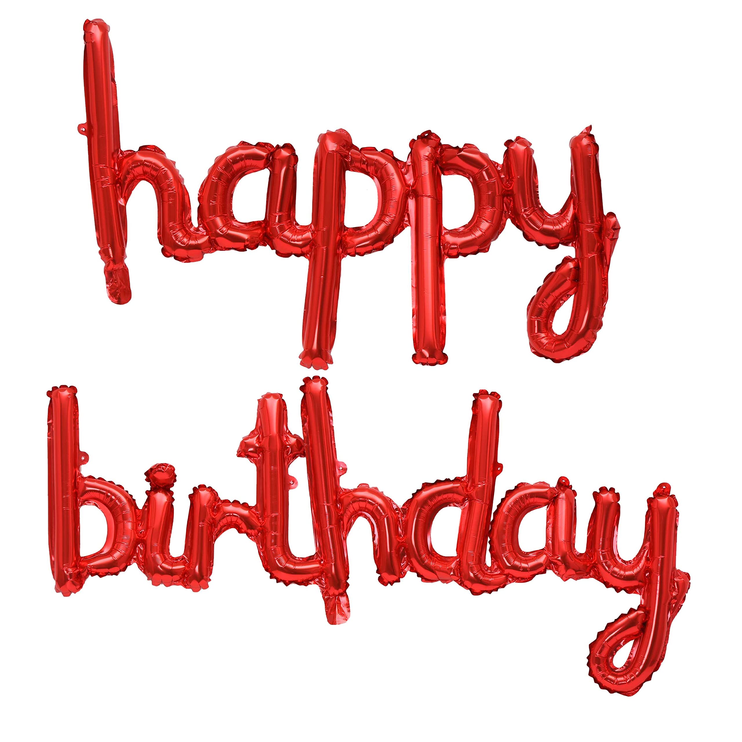 YPSelected 16inch hanging banners with 3D silver foil script letters for festive wall décor