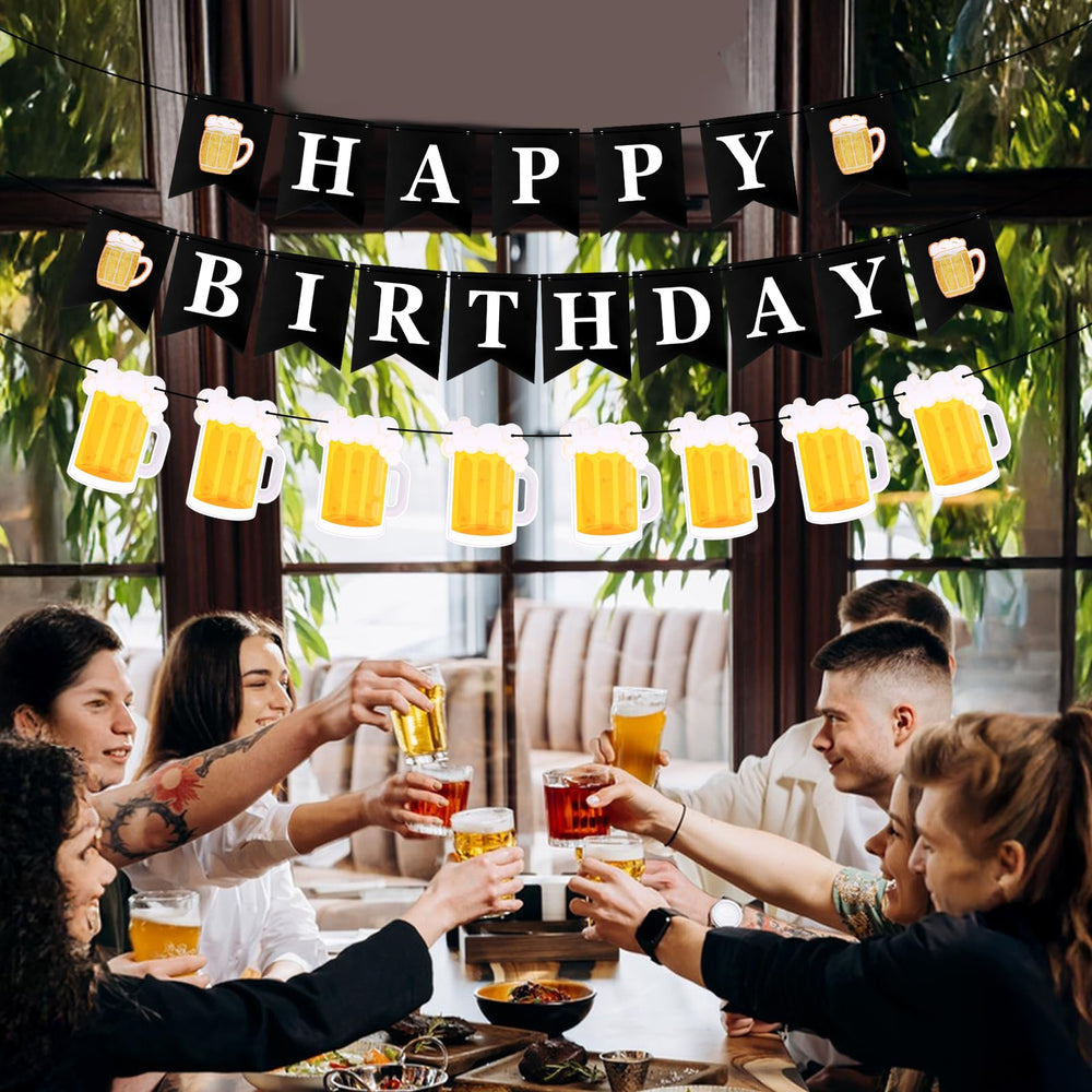 YQQYG retro beer party supplies bring charm to gatherings