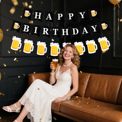 YQQYG single beer card 15x11.5 cm shines in banners