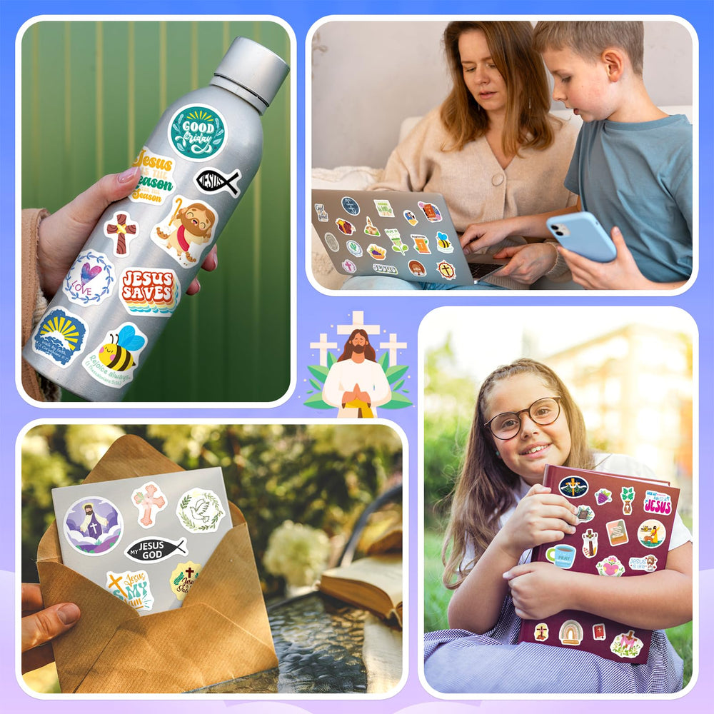 Yqskt Bulk sticker set for events and gifts with vibrant graphics