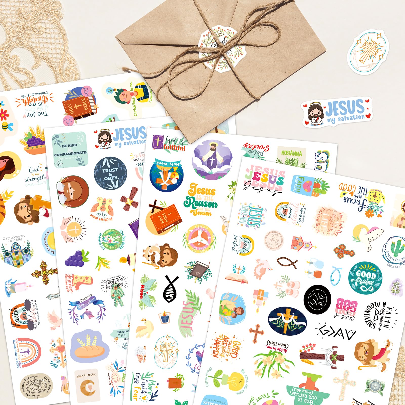 Yqskt Waterproof, odorless stickers stay bright on notebooks