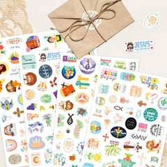 Yqskt Waterproof, odorless stickers stay bright on notebooks