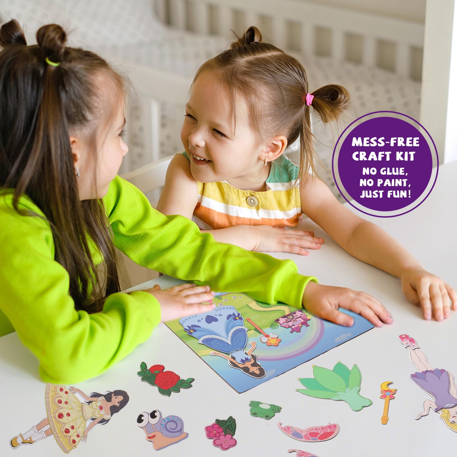 Yrinfay dress-up pieces and magnets for endless mix-and-match fashion play.