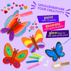 Yrinfay puffy glow paints display luminous colors for vibrant after-dark artwork