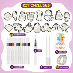 Yrinfay Puffy Paint Kit colorful-markers for bold, child-friendly coloring.