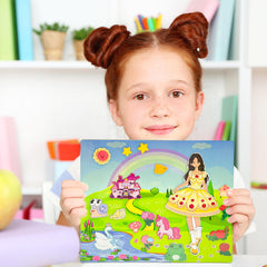 Yrinfay travel-friendly dress-up set fits in a compact case for trips.