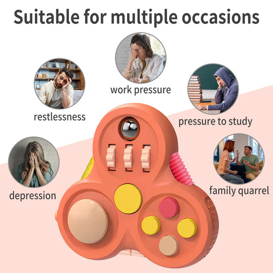Yrissmiss fidget pad clicker keys for soothing tactile feedback during breaks.