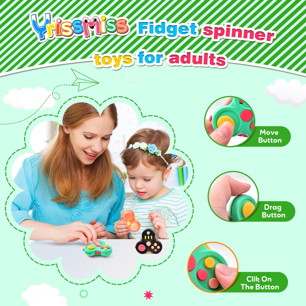 Yrissmiss fidget pad in Easter basket—perfect sensory gift for teens and adults