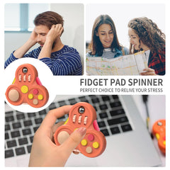 Yrissmiss fidget pad silent spinner aids discreet stress relief.