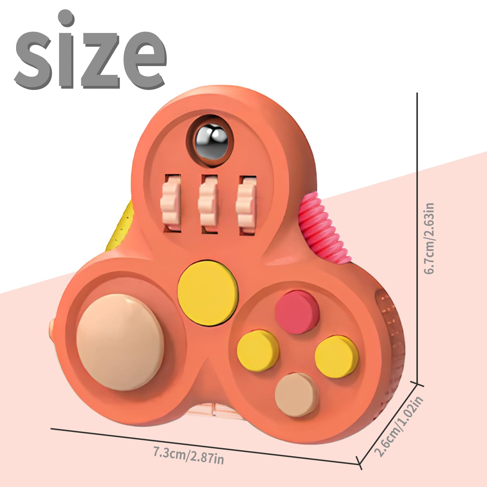 Yrissmiss fidget pad textured surface supports gentle sensory exploration.