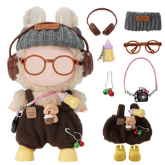 Yrlisfon knitted hat for 17 cm dolls adds texture and easy styling during play