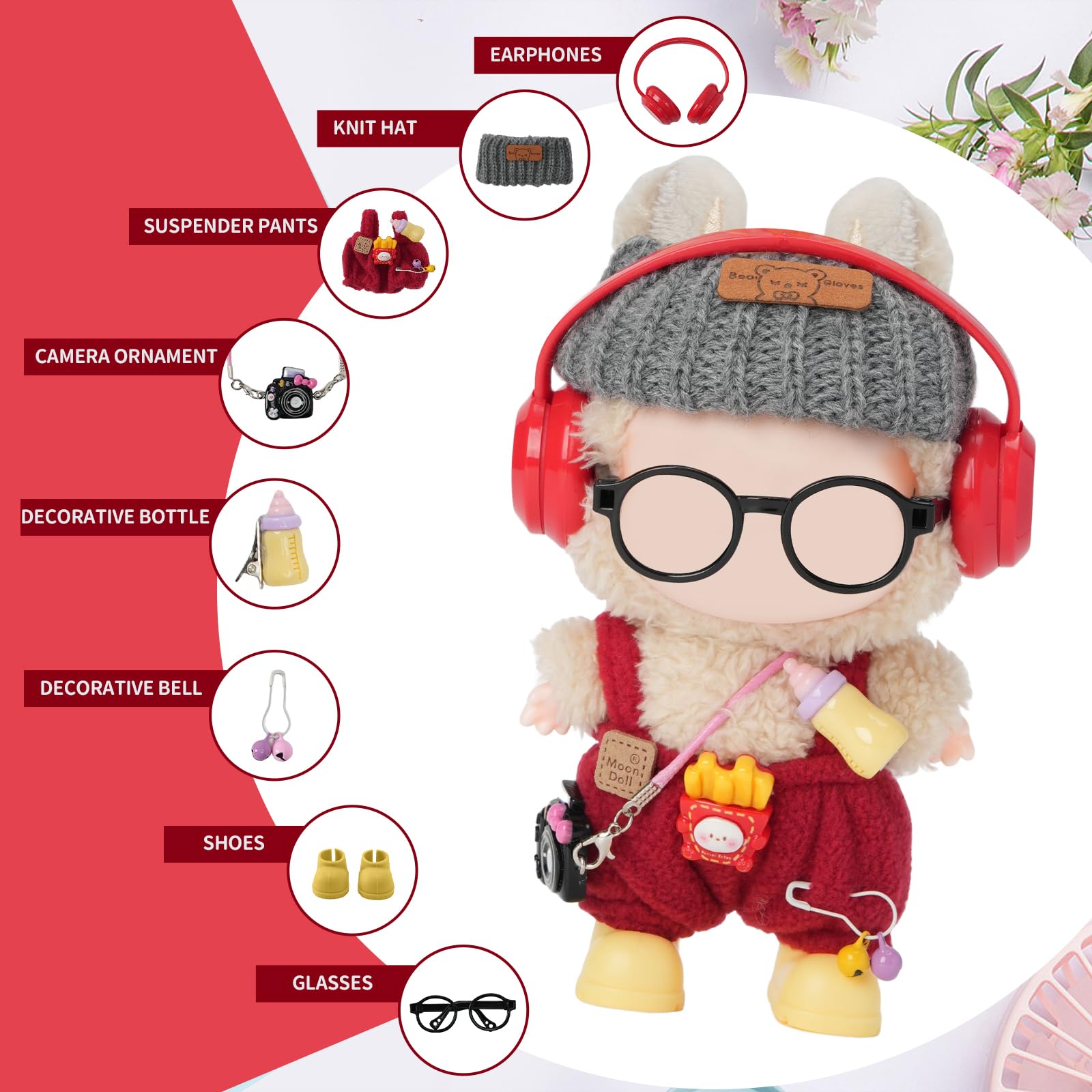 Yrlisfon bottle accessory doll for playful, storytelling scenes