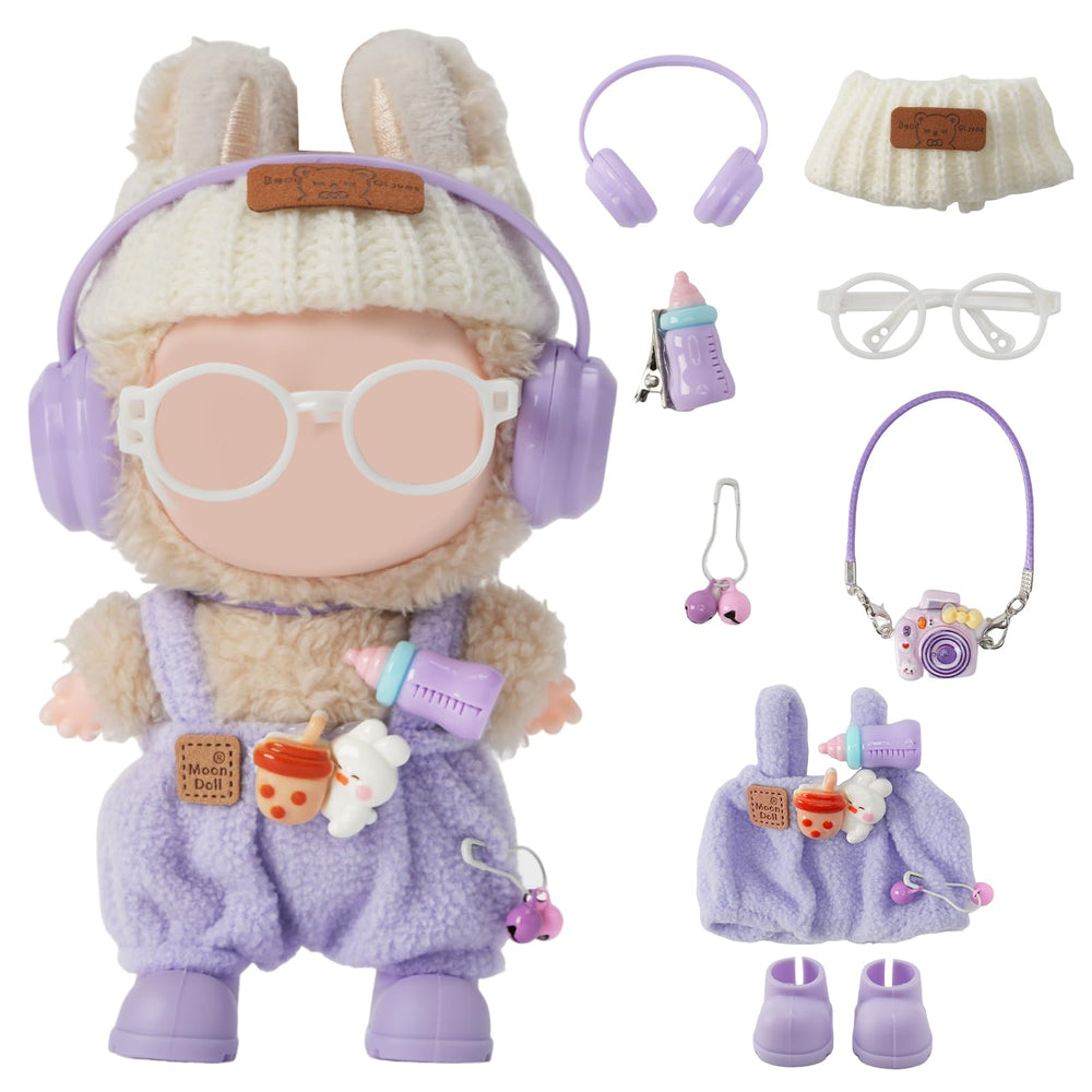 Yrlisfon knit hat—cozy doll accessory for 17 cm figures, easy styling.