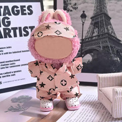 Vibrant pink set by Yrlisfon, perfect for display or gift-ready doll fashion