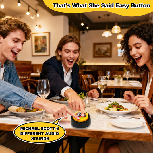 ysapualp That's What She Said Easy Button side panel, sturdy for daily use.